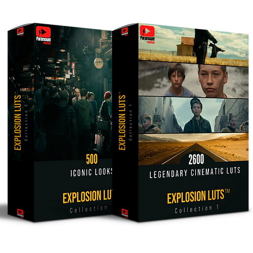 EXPLOSION Cinematic LUTs Collection 1 and 2