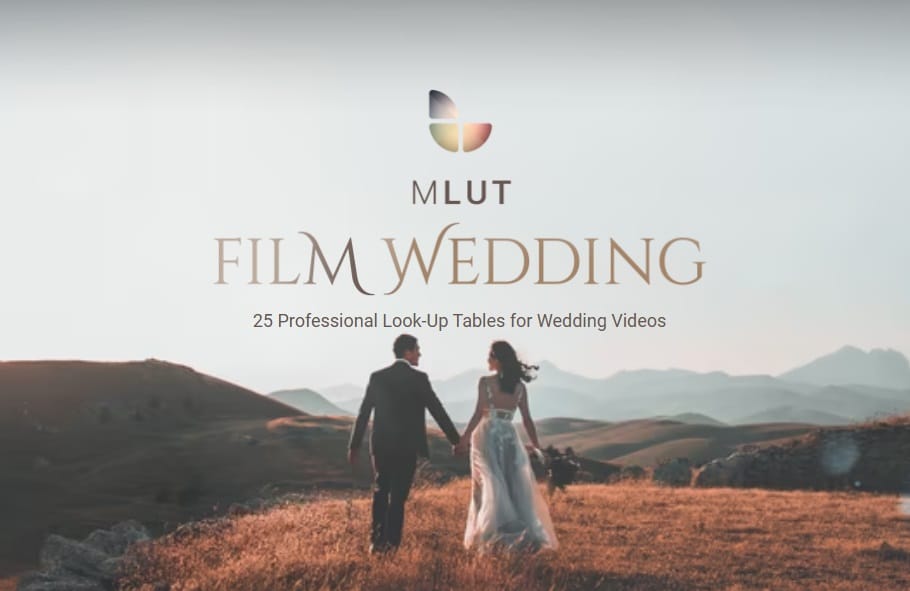 25 Professional LUTs for Wedding Videos MLUT Film