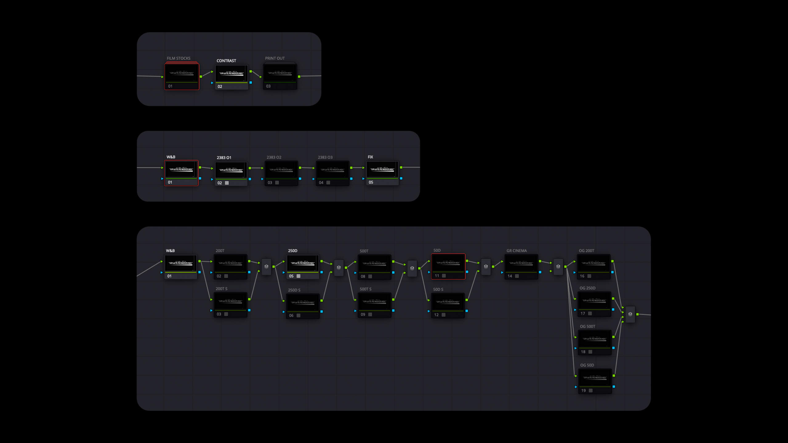 GR Film LUTs v2