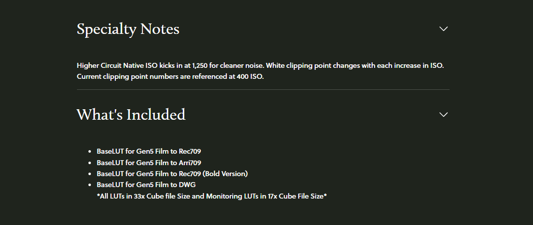 BaseLUTs for Blackmagic PYXIS 6K and Cinema Camera 6K