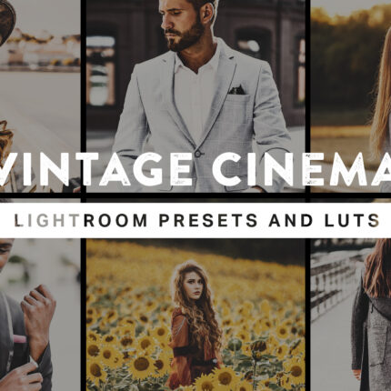 50 Vintage Cinematic Lightroom Presets and LUTs